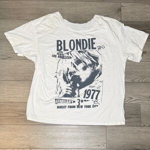 Blondie 1977 "Direct From New York City" Graphic T-shirt Small